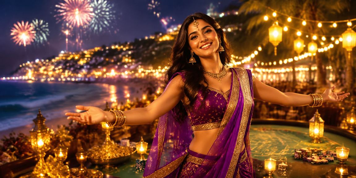 User celebrating Diwali festival while playing online Teen Patti